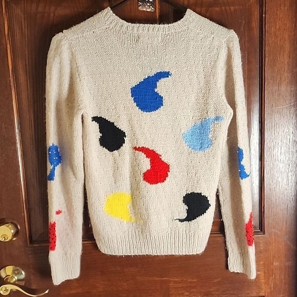 Quality Made Vintage Hand Knitted By Oma Sweater - Picture 8 of 9